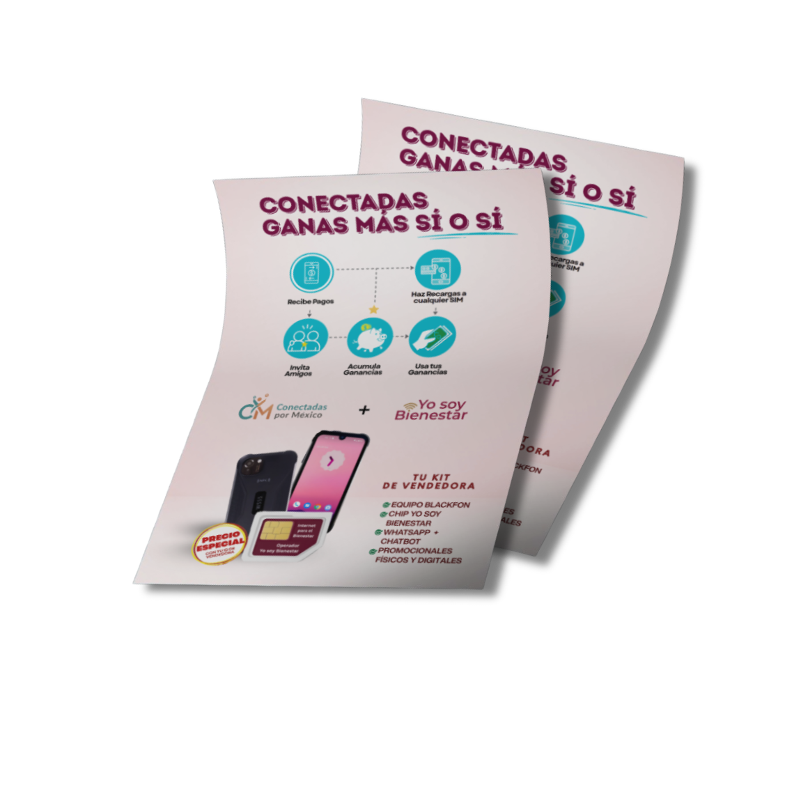 Promocionales físicos EXTRA - 100pzs